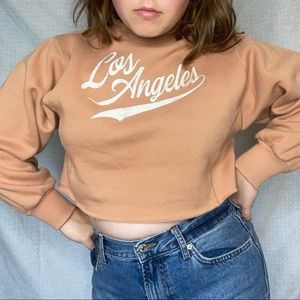 Los Angeles Cropped Crewneck
